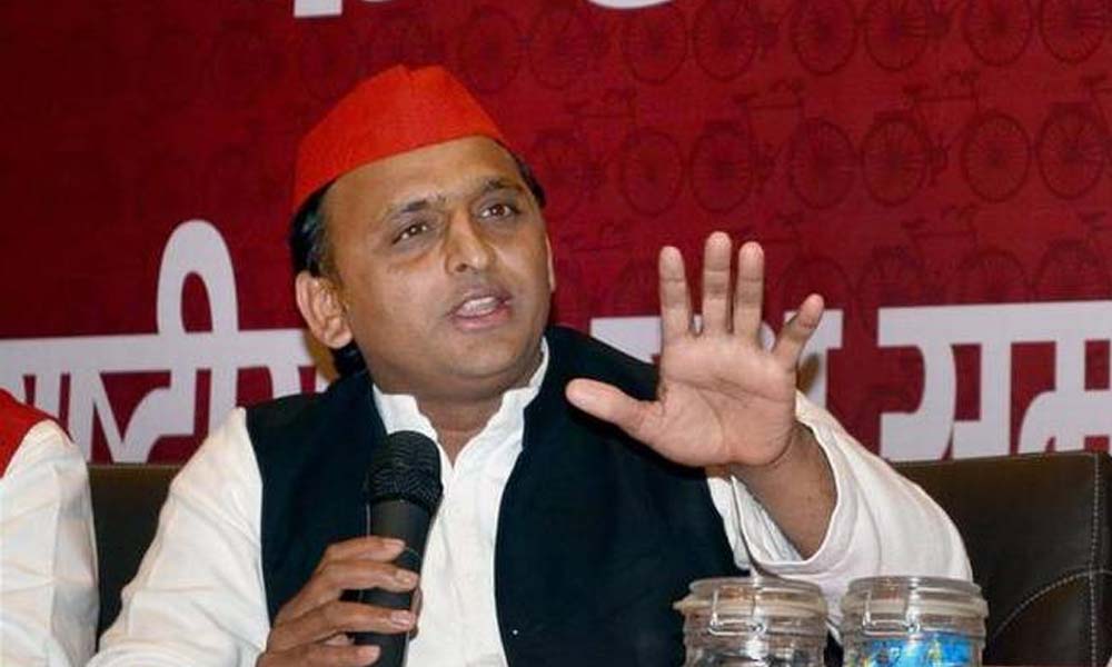After the alliance, Akhilesh Yadav said at the press conference that this coalition is the end of the BJP's atrocities