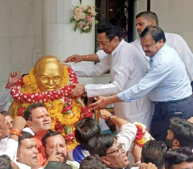 भोपाल में कांग्रेस सरकार बनाएगी डॉ. अंबेडकर की सबसे बड़ी प्रतिमा – कमलनाथ